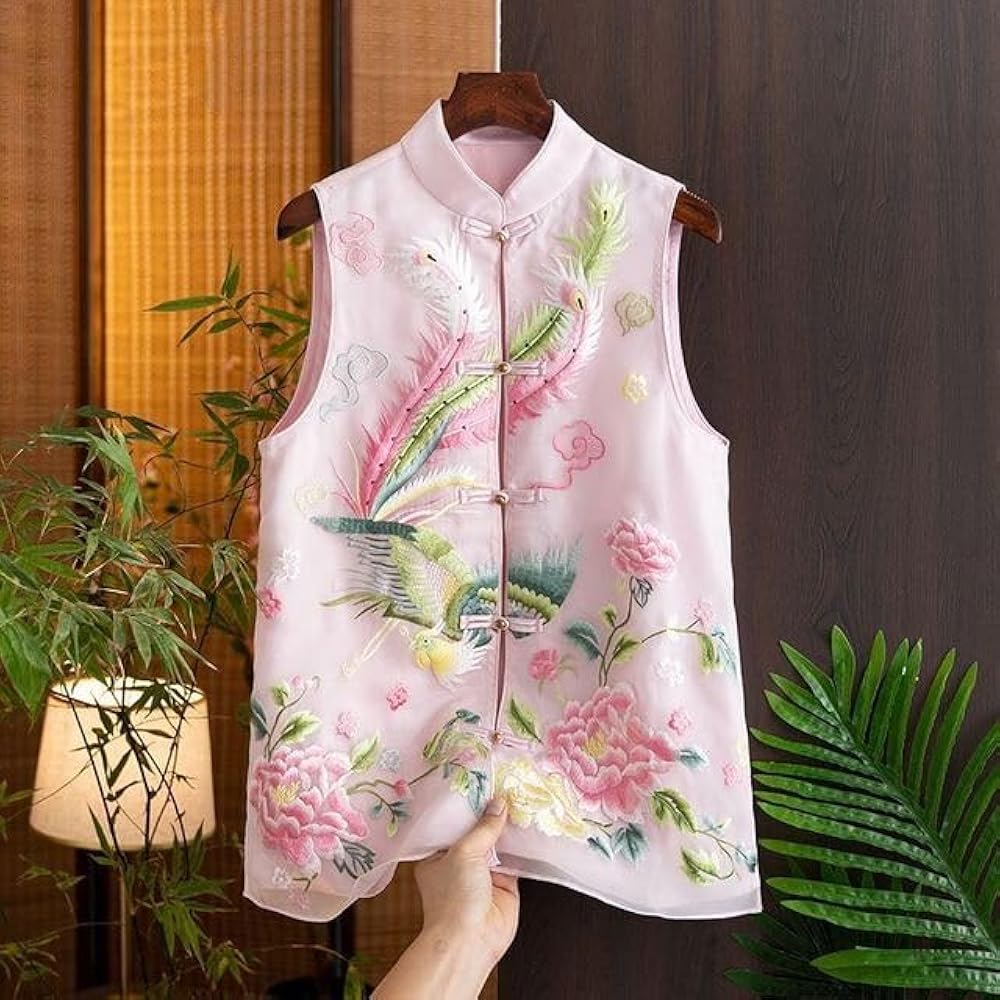 Amazon.com: LIXINGHEITANG chinese style women elegant vest